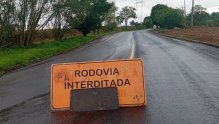 Quatro rodovias estaduais do Paraná estão totalmente interditadas