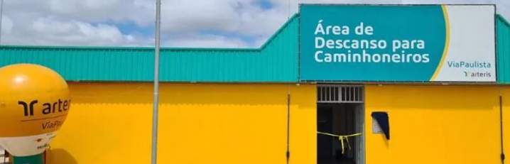 ARTESP e VIAPAULISTA entregam área de descanso para motoristas caminhoneiros na SP-255, em Taquarituba